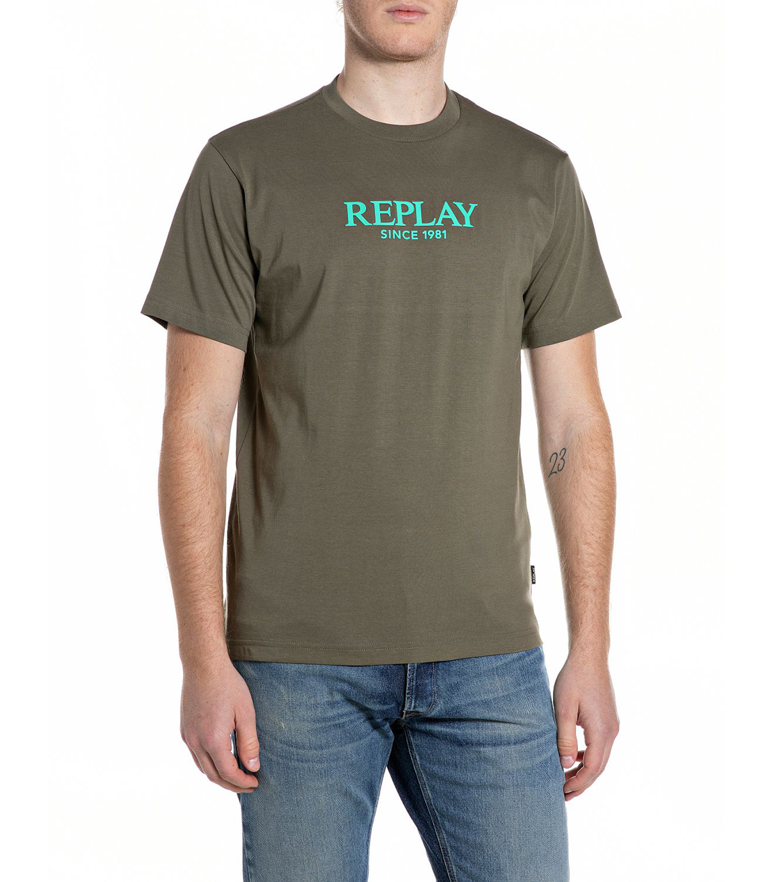 ベーシックジャージーロゴプリント Tシャツ